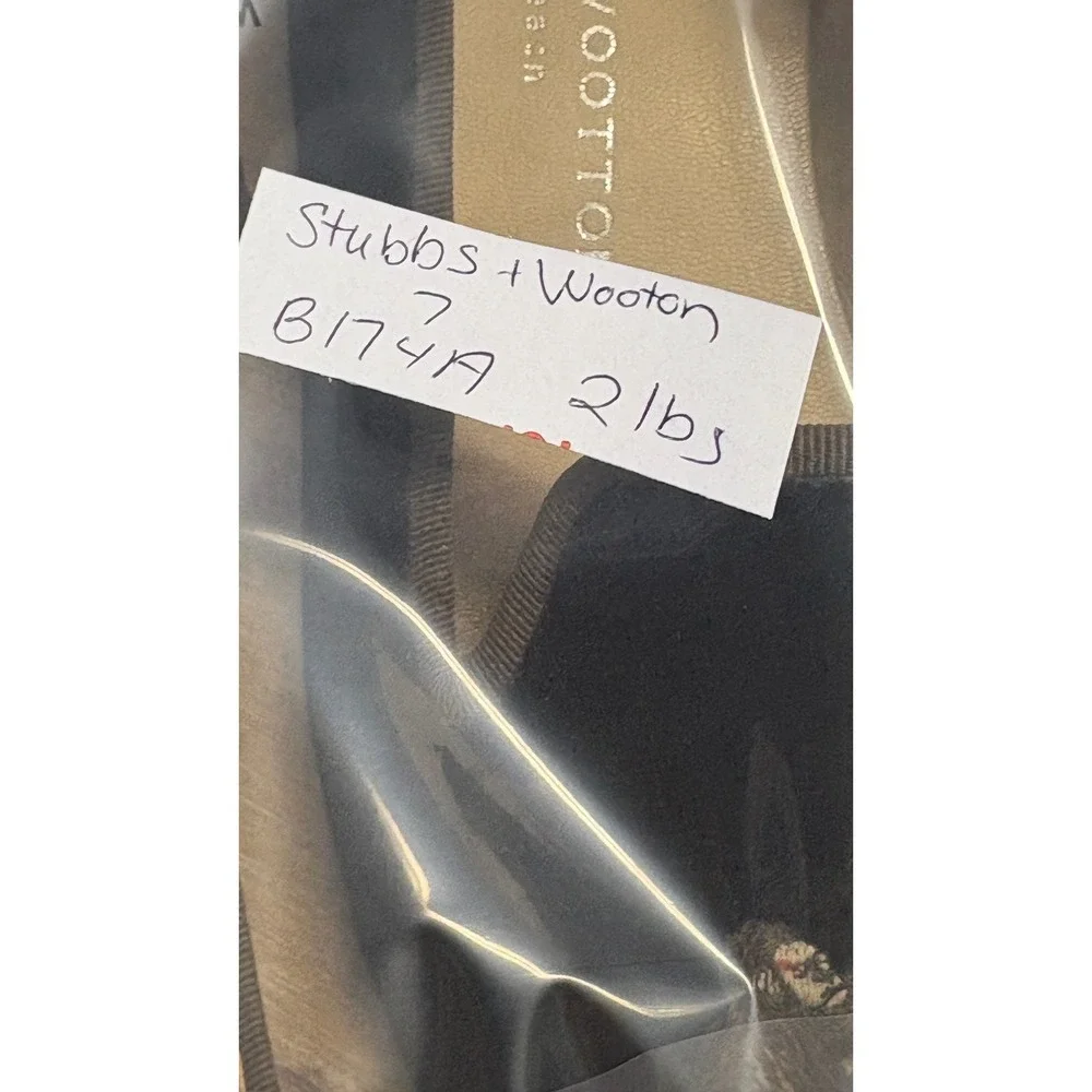 Stubbs & Wootton Velvet‎ Slippers Loafers Monkey Women Size 7 Black